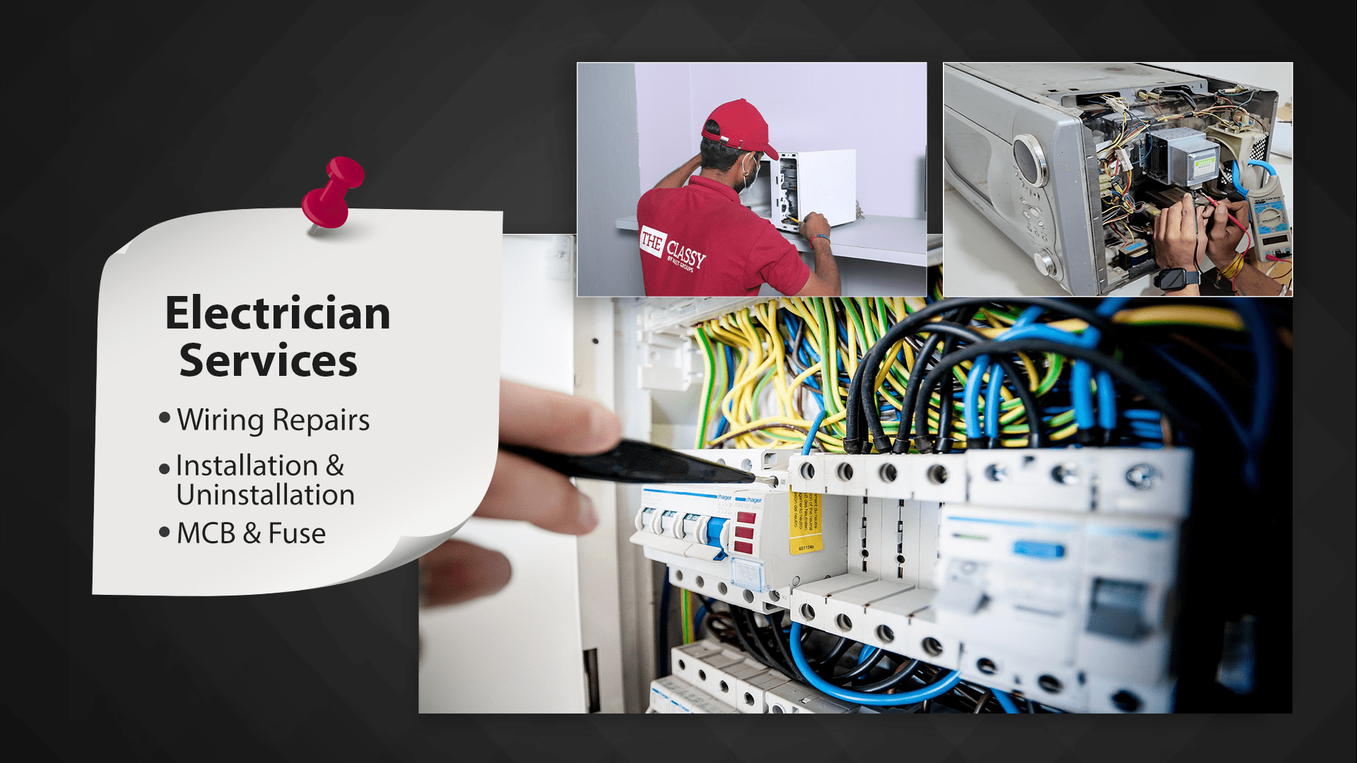 Professional Electrician Fixing a Switchboard in indore Home