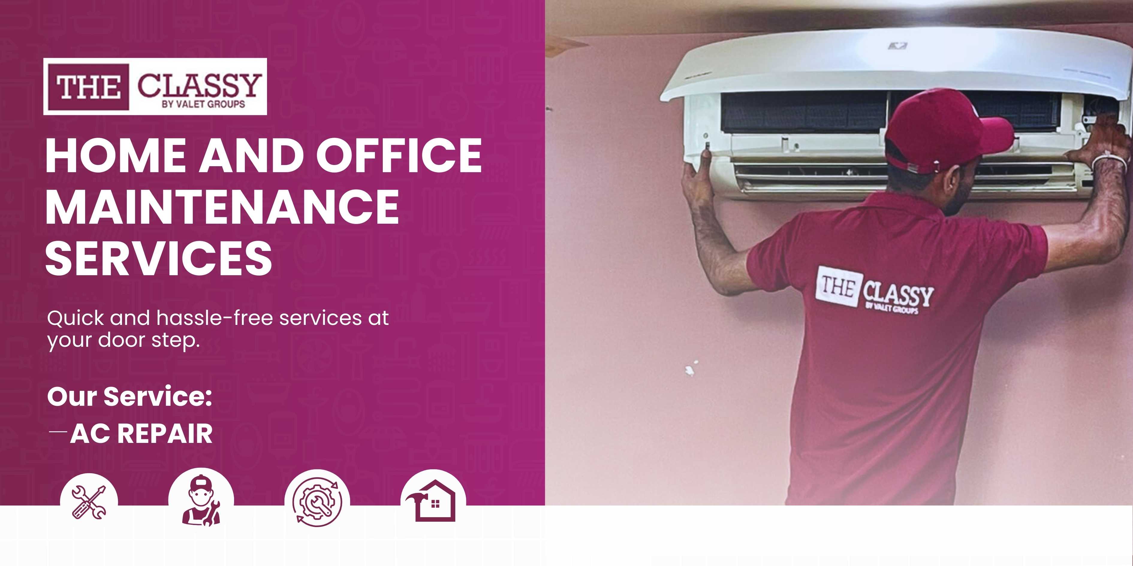 Expert Air Conditioner Repair Services in indore by The Classy